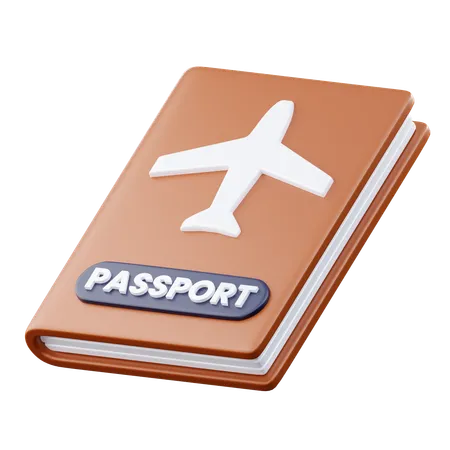 Passport 3 D Icon 3D Icon