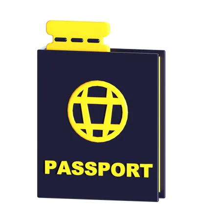 Passport 3 D Illustration Good For Holiday And Travel Design 3D Icon
