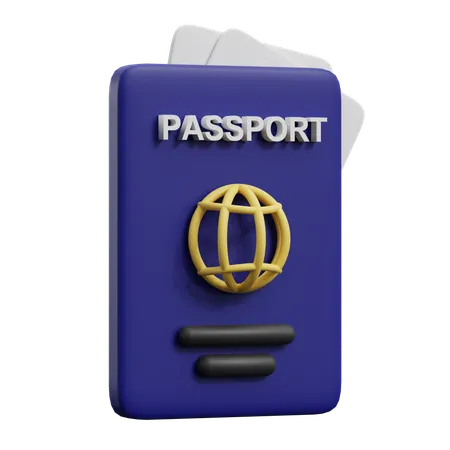 Passport  3D Icon