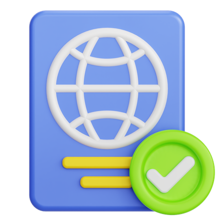 여권  3D Icon