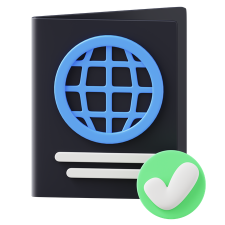 Passport  3D Icon