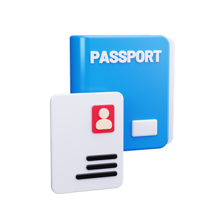 Passport  3D Icon