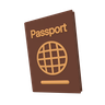 3d passport emoji