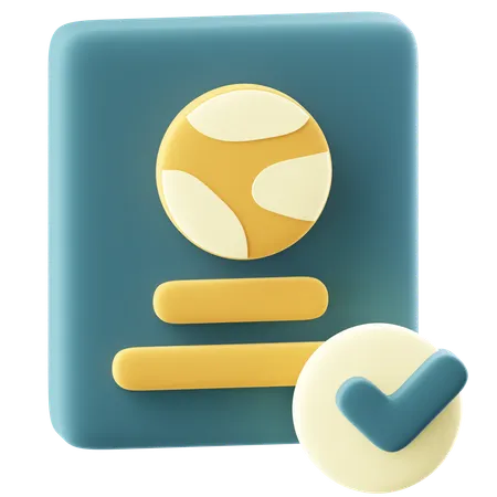 Passport  3D Icon