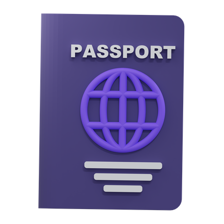 Passport  3D Icon