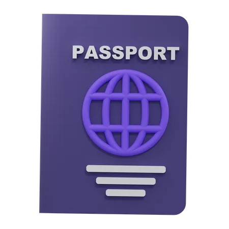 Passport  3D Icon