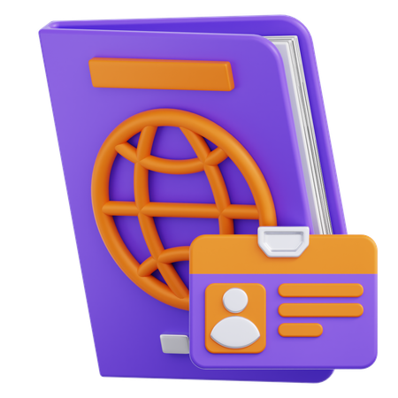 Passport  3D Icon