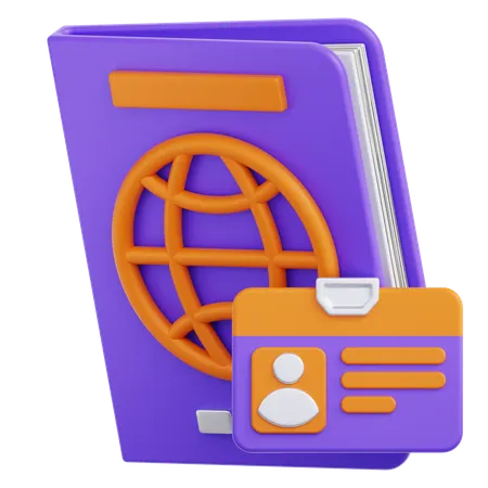 Passport  3D Icon