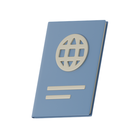 Passport  3D Icon