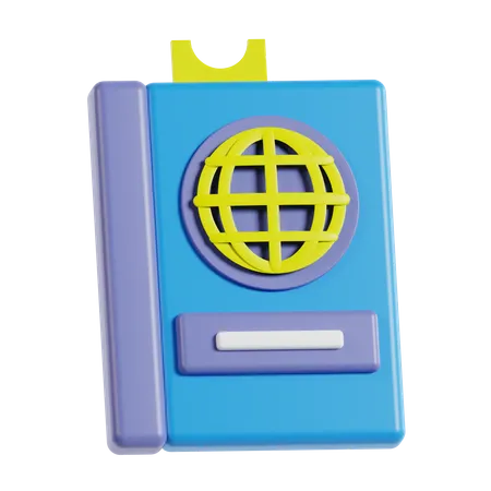 Passport  3D Icon