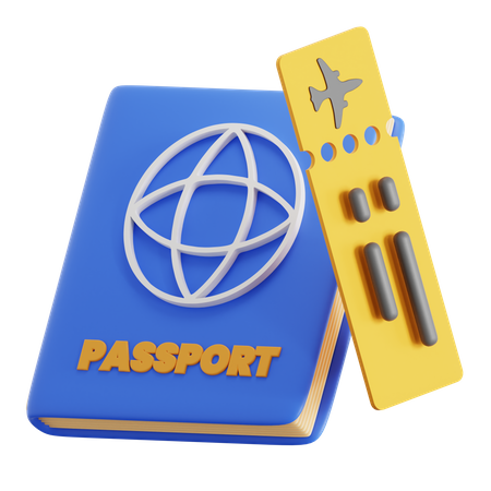 Passport  3D Icon