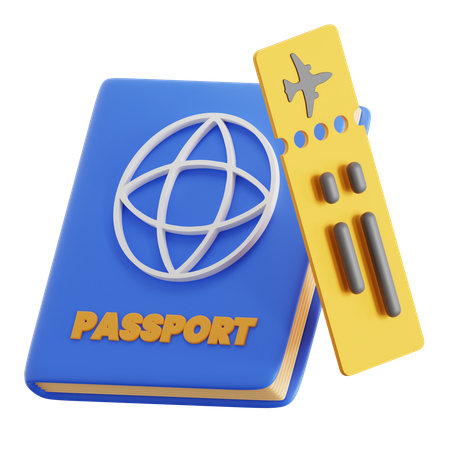 Passport  3D Icon