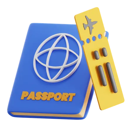 Passport  3D Icon