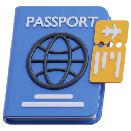 Passport  3D Icon