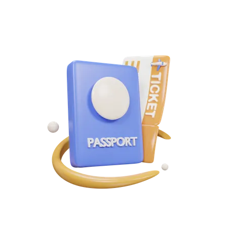 Passport  3D Icon