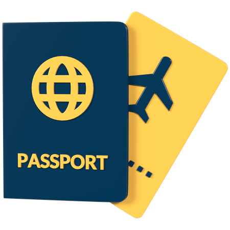 Passport  3D Icon