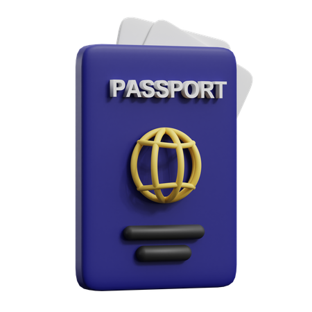 Passport  3D Icon