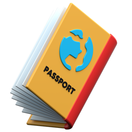Passport  3D Icon