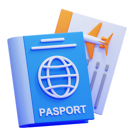 Passport  3D Icon