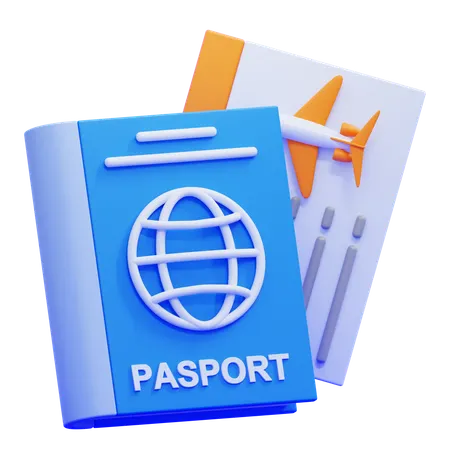 Passport  3D Icon