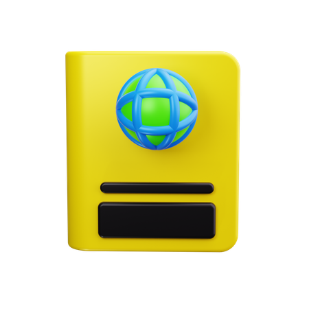 Passport  3D Icon