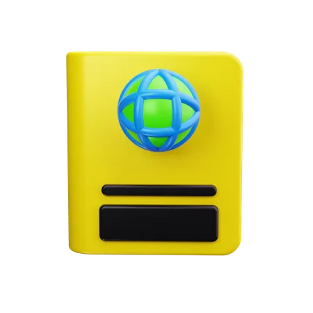 Passport  3D Icon