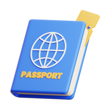 Passport  3D Icon