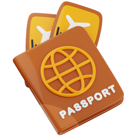 Passport  3D Icon