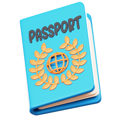 Passport  3D Icon