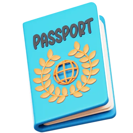 Passport  3D Icon