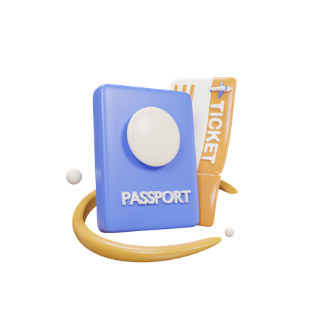 Passport  3D Icon