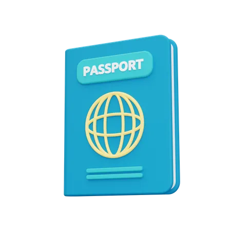 Passport  3D Illustration