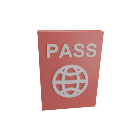 Passport  3D Illustration