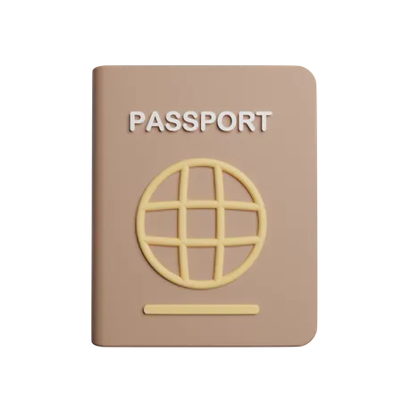 Passport Traveler 3D Icon