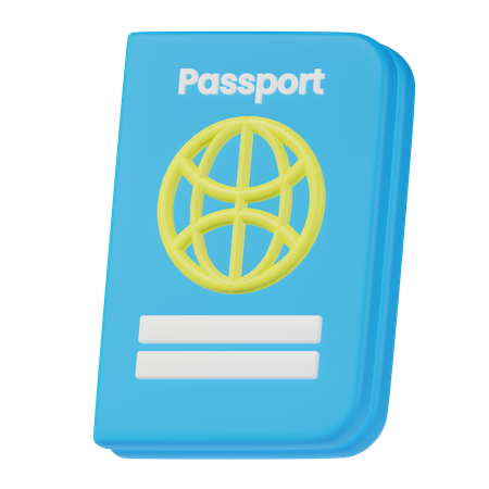 Passport 3D Icon