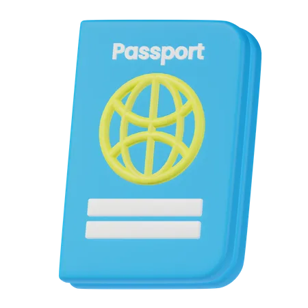 Passport 3 D Travel Icon 3D Icon