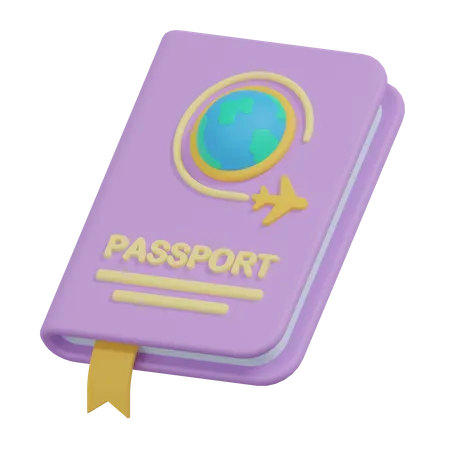 Passport Illustration 3D Icon