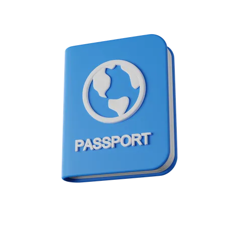 Passport 3 D Render Icon 3D Icon