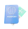 Passport and ticket