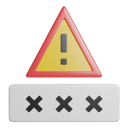 Password  3D Icon