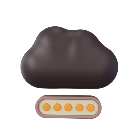Password  3D Icon