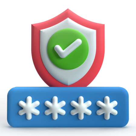 Password Access  3D Icon