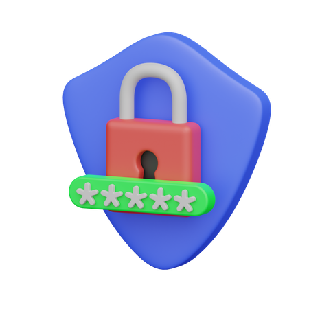 Password Code  3D Icon