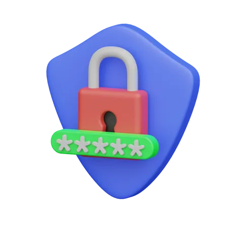 Password Code  3D Icon