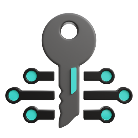 Password Encryption  3D Icon