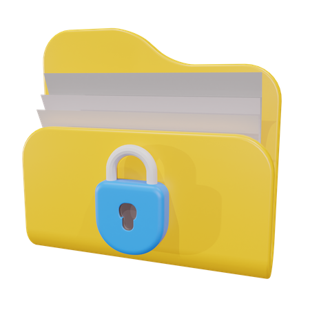 Password Folder  3D Icon