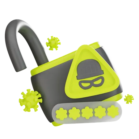 Password Hack  3D Icon