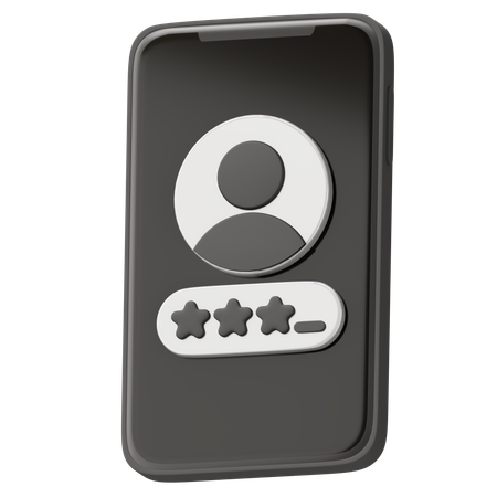 Password Login  3D Icon