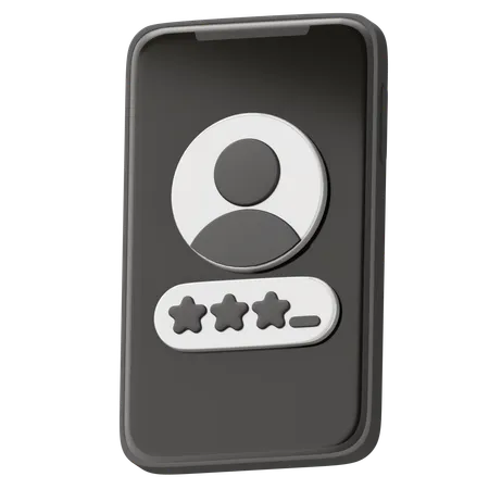 Password Login  3D Icon