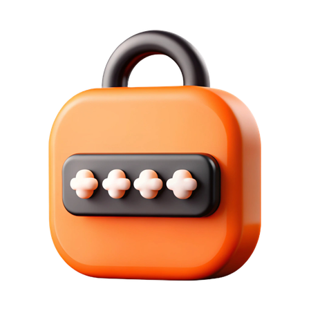Password Manager  3D Icon